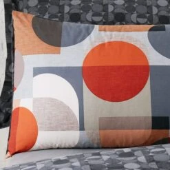Elements Oscar Reversible Orange Duvet Cover And Pillowcase Set -Elements 30563411 alt01