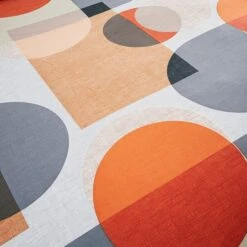 Elements Oscar Reversible Orange Duvet Cover And Pillowcase Set -Elements 30563411 alt04