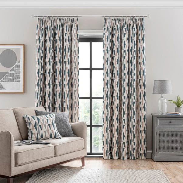 Elements Triangles Pencil Pleat Curtains 14 Elements Triangles Pencil Pleat Curtains - Image 14