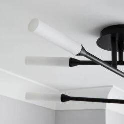 Elements Fontain 6 Light Semi Flush Ceiling Light 9 Elements Fontain 6 Light Semi Flush Ceiling Light -Elements 30752916 alt02