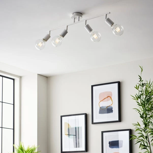 Elements Koppla 4 Light Semi Flush Spotlight Bar 9 Elements Koppla 4 Light Semi Flush Spotlight Bar - Image 9