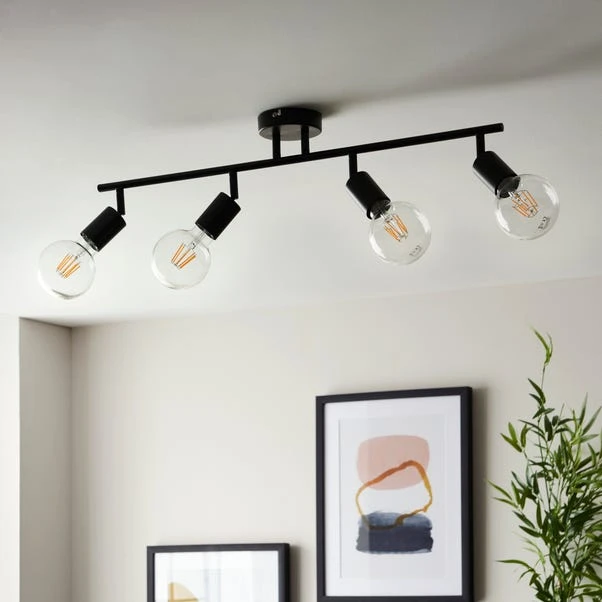 Elements Koppla 4 Light Semi Flush Spotlight Bar 18 Elements Koppla 4 Light Semi Flush Spotlight Bar - Image 18