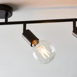 Elements Koppla 4 Light Semi Flush Spotlight Bar