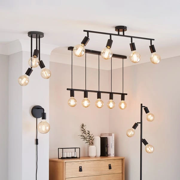 Elements Koppla 4 Light Semi Flush Spotlight Bar 3 Elements Koppla 4 Light Semi Flush Spotlight Bar - Image 3