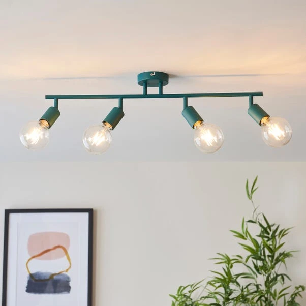 Elements Koppla 4 Light Semi Flush Spotlight Bar 2 Elements Koppla 4 Light Semi Flush Spotlight Bar - Image 2
