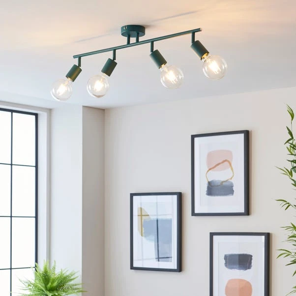 Elements Koppla 4 Light Semi Flush Spotlight Bar 6 Elements Koppla 4 Light Semi Flush Spotlight Bar - Image 6