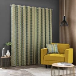 Elements Kansas Stripe Eyelet Curtains -Elements 30755098 alt04