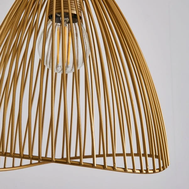 Elements Jaula Rattan Plug In Wall Light 3 Elements Jaula Rattan Plug In Wall Light - Image 3