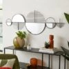 Elements Mirrored Round Indoor Outdoor Wall Art Mirror