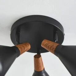 Elements Wolston 3 Light Semi Flush Spotlight 30 Elements Wolston 3 Light Semi Flush Spotlight -Elements 30766161 alt03