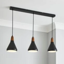 Elements Wolston 3 Light Diner Ceiling Light -Elements 30766166