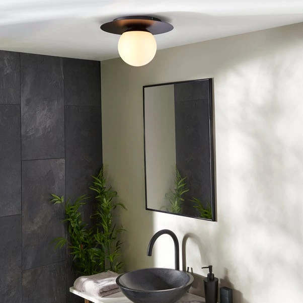 Elements Tela Bathroom Flush Ceiling Light 11 Elements Tela Bathroom Flush Ceiling Light - Image 11