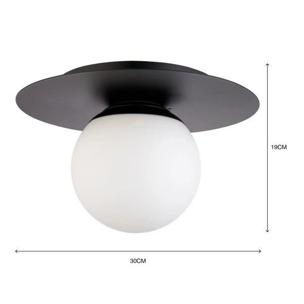 Elements Tela Bathroom Flush Ceiling Light 13 Elements Tela Bathroom Flush Ceiling Light - Image 13