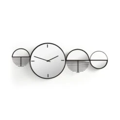Elements Abstract Mirrored Wall Art Clock -Elements 30828510 alt02
