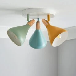 Elements Wolston 3 Light Semi Flush Spotlight 22 Elements Wolston 3 Light Semi Flush Spotlight -Elements 30856961 alt01