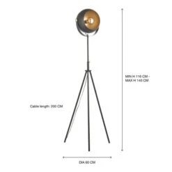 Elements Olympya Industrial Metal Adjustable Floor Lamp 10 Elements Olympya Industrial Metal Adjustable Floor Lamp -Elements 30869730 alt08