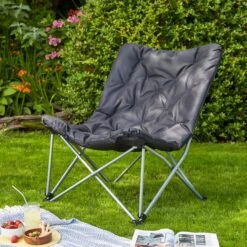 Elements Padded Camping Chair With Carry Bag -Elements 30872759