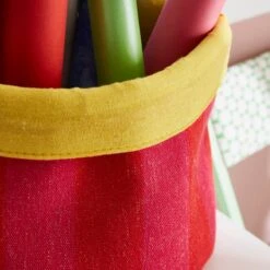 Elements Sutton Woven Stripe Fabrics Storage Basket -Elements 30890642 alt01