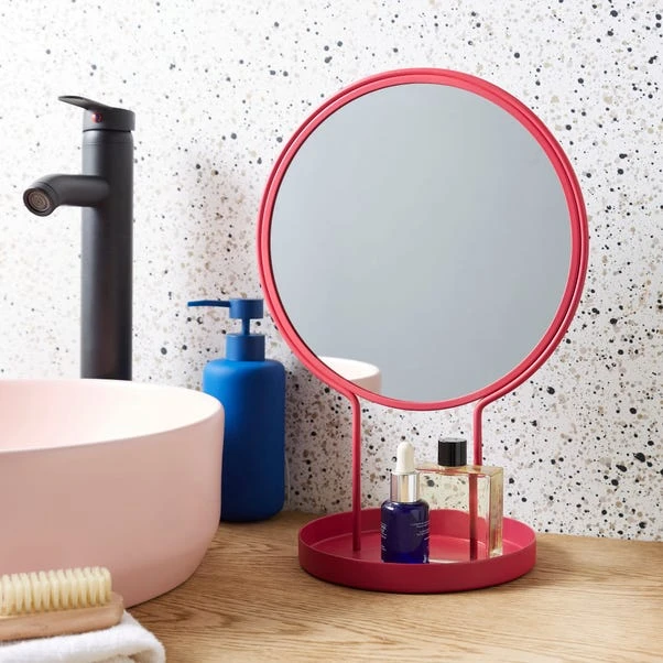 Elements Free Standing Dressing Table Mirror With Tray 1 Elements Free Standing Dressing Table Mirror With Tray