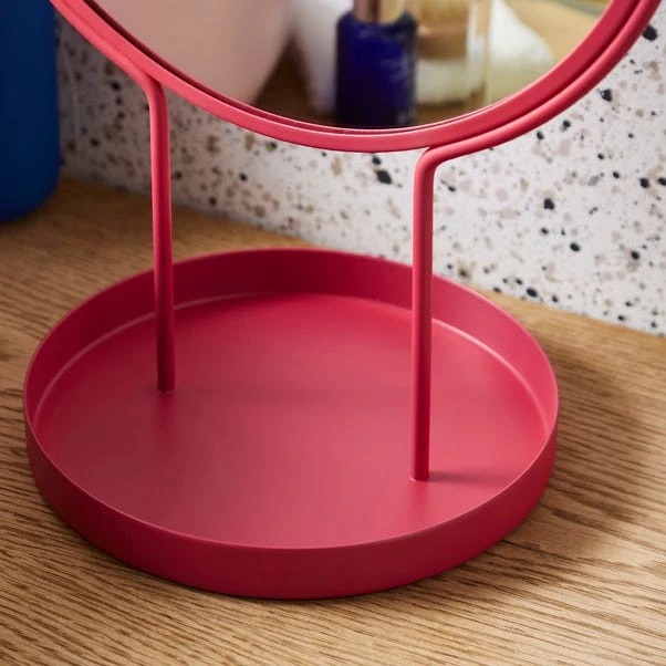 Elements Free Standing Dressing Table Mirror With Tray 2 Elements Free Standing Dressing Table Mirror With Tray - Image 2