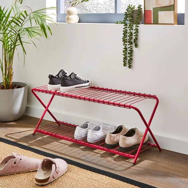 Elements Adley 2 Tier Shoe Rack 1 Elements Adley 2 Tier Shoe Rack