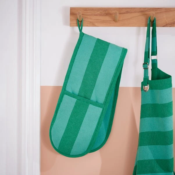 Elements Sutton Stripe Double Oven Glove 1 Elements Sutton Stripe Double Oven Glove