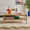 Elements Holmes Rectangular Coffee Table, Oak