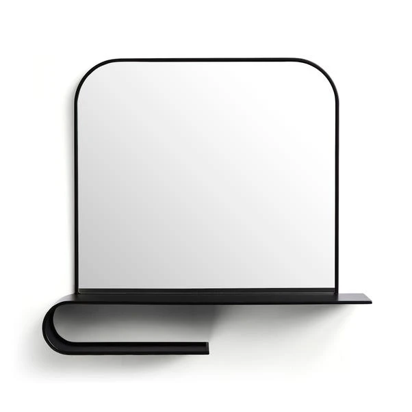 Elements Squoval Wall Mirror With Curling Shelf 9 Elements Squoval Wall Mirror With Curling Shelf - Image 9