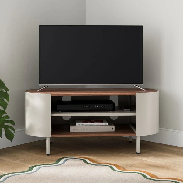 Elements Griffin Compact Corner TV Unit For TVs Up To 42" 1 Elements Griffin Compact Corner TV Unit For TVs Up To 42"
