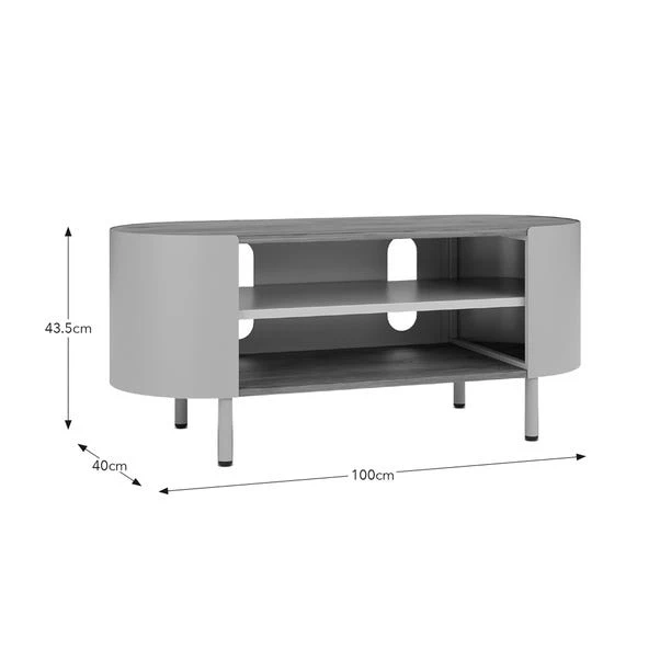 Elements Griffin Compact Corner TV Unit For TVs Up To 42" 7 Elements Griffin Compact Corner TV Unit For TVs Up To 42" - Image 7