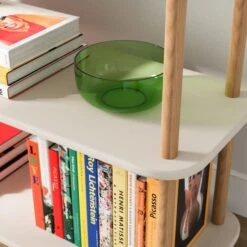 Elements Miller Low Bookcase, Stone 9 Elements Miller Low Bookcase, Stone -Elements 30895134 alt02