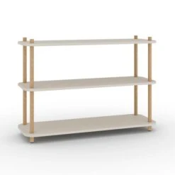 Elements Miller Low Bookcase, Stone 12 Elements Miller Low Bookcase, Stone -Elements 30895134 alt05