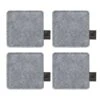 Elements Set Of 4 Grey Coasters