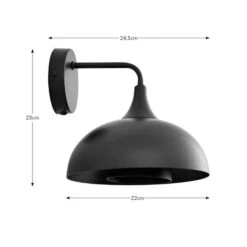 Elements Lennon 2 Tier Dome Plug In Wall Light -Elements 30898671 alt08