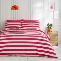 Elements Bold Stripe Cotton Duvet Cover And Pillowcase Set 24 Elements Bold Stripe Cotton Duvet Cover And Pillowcase Set -Elements 30902579