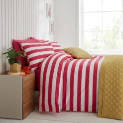 Elements Bold Stripe Cotton Duvet Cover And Pillowcase Set 27 Elements Bold Stripe Cotton Duvet Cover And Pillowcase Set -Elements 30902579 alt06