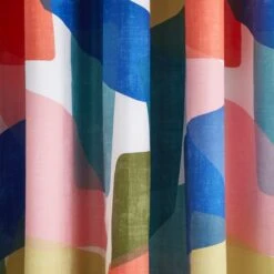 Elements Abstract Blocks Blackout Eyelet Curtains -Elements 30903785 alt02