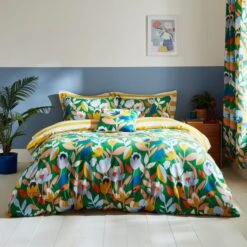 Elements Fieldsley Multicoloured Cotton Duvet Cover And Pillowcase Set -Elements 30903867