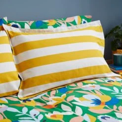 Elements Fieldsley Multicoloured Cotton Duvet Cover And Pillowcase Set -Elements 30904801 alt03