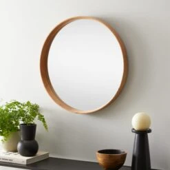 Elements Round Framed Wall Mirror -Elements 30909161