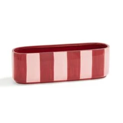 Elements Striped Ceramic Windowsill Plant Pot 14 Elements Striped Ceramic Windowsill Plant Pot -Elements 30943036 alt02