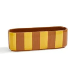 Elements Striped Ceramic Windowsill Plant Pot 11 Elements Striped Ceramic Windowsill Plant Pot -Elements 30943051 alt02